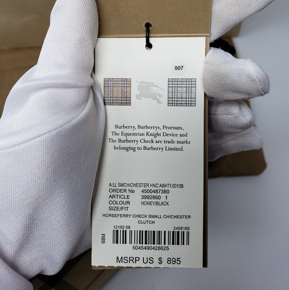 Brand New Burberry Clutch & Crossbody Bag - Picture 5 of 8